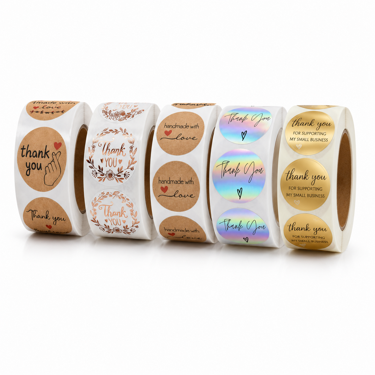 Rouleau d'Étiquettes Autocollantes Premium – 500 Stickers - 2,5 x 2,5 cm – Image 2