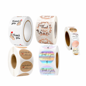 Rouleau d'Étiquettes Autocollantes Premium – 500 Stickers - 2,5 x 2,5 cm